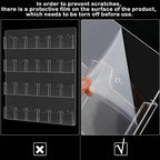 Weysat Acrylic Brochure Pamphlet Holder Brochure Display Stand, 2 Pieces - Image 3
