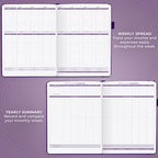 Clever Fox Income & Expense Tracker, Business Ledger 5.8x8.3 Purple - Image 5