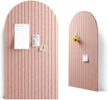 Large Arched Felt Bulletin Board 47.2''×25.5'', Pink by FLUXYNARA