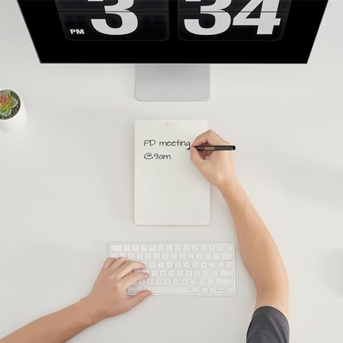 Yeoux Office Essential - Desktop Glass Whiteboard Combination - Image 3