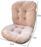 Office Chair Cushion Desk Seat Pad with Back Support for Dorm Chairs - Image 2