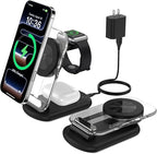 Mukiya 3 in 1 Magnetic Wireless Charging Station for Apple Devices by Mukiya