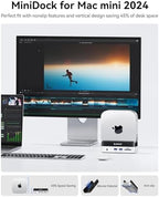 ORICO Mac mini M6 Hub&Stand with M.2 SSD Enclosure Up tp 8TB - Image 5