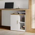ModernMate Printer Stand with Door, Open Adjustable Shelves - Image 5