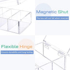 Mooliwe Index Card Holder Acrylic Organizer 50 Dividers, 3 x 5 Inch - Image 3