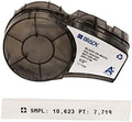 Brady Authentic (M21-500-461) Extreme-Temp Resistant Label for Lab, Equipment, and Asset Tracking Labeling, Black on White- For M210, M210-LAB, M211, BMP21-PLUS and BMP21-LAB Printers, .5" W, 21' L by BradyCorp