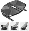 PEGZONE Footrest for Under Desk with Massage, Adjustable Tilt, Steel Base by Pegzone