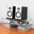 Egchi Acrylic Monitor Stand,2 Tiers Computer Monitor Riser(18x8x5.5 inches),Computer Stand/Monitor Riser for Office,School,Home,Laptop Stand Desktop Stand for Keyboard Storage&Printer TV Screen - Image 6