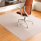 Funwheat Woven Office Chair Mat for Hardwood Floor, 48 x 60 in, Beige by FunWheat