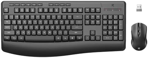 Redragon Wireless Keyboard and Mouse Combo,Keyboard with Wrist Rest BS-8804 by REDRAGON