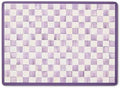 MACKENZIE-CHILDS Cork-Back Placemat Set, Purple-and-White Violet Check by Unknown