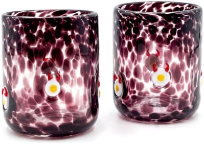 SiliFine 2 Pcs Deviled Egg Icon Juice Glasses by SiliFine