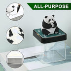3D Calendar 2027, Desk Time Piece Calendar 2027,Tear-Away 3D Paper Art Notepad w LED Lights,Creative 3D Memo Artsy Pad Calendars, DIY Paper Carving Gift (Panda-A) - Image 4