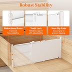 Lifewit 8" Tall Drawer Dividers, Adjustable Deep Drawer Organizer Clothes - Image 4