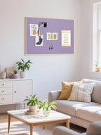 Fabric Bulletin Board 40x30 inches, Golden Aluminum Framed Wall Pin Board - Image 6