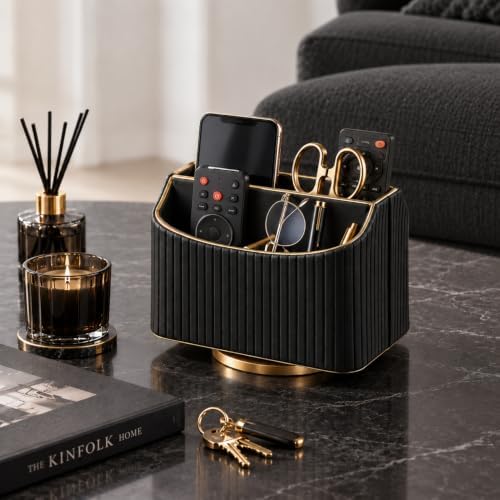 360°Rotating Remote Control Holder, Pencil Pen Holder for Desk,Remote Caddy - Image 4