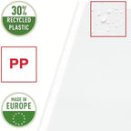 Esselte Quality Plastic Punched Pocket A3 Portrait, Clear Matt Finish, Top Open, 85 Micron Polypropylene, Box of 50, 55231 - Image 3