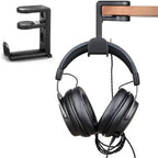 Headphone Stand Holder Headset Hook Hanger Desktop Rack Mount,Under Desk Design With Adjustable - Image 3