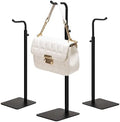 3-Pack Adjustable Tabletop Purse & Banner Display Stands, Black by Josmimic