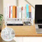 Adjustable Desk Shelf for Top of Desk Tabletop Bookshelf for Home Office - Image 5