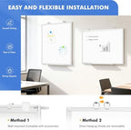 Double-Sided White Board Dry Erase Magnetic Whiteboard Wall 24x18, White - Image 2