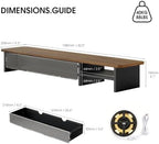 Fenge Monitor Stand with Acrylic Display Drawer for Figures & Collectibles - Image 3