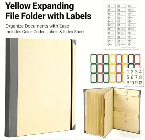 GANGZI The Life Book Document Organizer Binder - Image 6