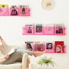 ROYALITA 2-Pack Acrylic Magazine Holder Brochure Holder, Pink 36 Inch - Image 7