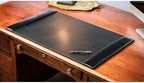 Dacasso Black Bonded Leather Luxury 9 Piece Desk Set - Blotter Pad & Desk Mat Organization Essentials - Executive Decor and Surface Protector - Image 3