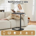 facka Adjustable C-Shaped TV Tray Table 18-32 Inch Height Couch Table - Image 5