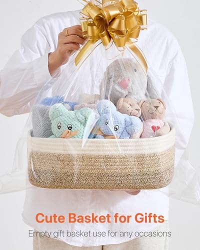 KALLAX Small Woven Storage Basket for Organizing, 13.5x9.5x5 inches, 3 Pack - Image 7