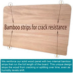 Wooden Book Stand, Crack-Resistant Design, 13" x 9" (Solid Wood) - Image 2