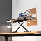 VIVO Black 28 in Single Top Standing Desk Converter, DESK-V011F - Image 5