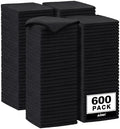 AIDEA Microfiber Cleaning Cloth-600PK, Soft Microfiber Towels for Cars, Absorbent Cleaning Rags, Lint-Free Streak-Free Wash Cloths for House, Kitchen, Window(12in.x12in), Black by AIDEAHOME