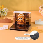 3D Calendar 2027, 3D Memo Pad Art Sticky Notes, Time Piece Calendar 2027, Creative Weekly Notepad with Light, Paper Carving Art Desktop Gift for Christmas Birthday Anniversaries (Raccoon) - Image 3