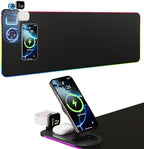 HAUTOCO Wireless Charging Mouse Pad, RGB Large Gaming Desk Mat by HAUTOCO