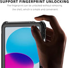 Compatible with iPad (A16)/10th Generation IP68 Waterproof Case A3354 A3355 A2757 A2696 w/Pencil Holder Kickstand Lanyard Shock-Proof Full-Sealing Cover Compatible with Magic Keyboard - Image 6