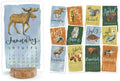 1Canoe2 2027 Mini Desk Calendar, Standing Calendar, National Parks Animals by 1Canoe2