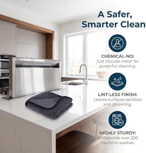 Jeaver Window Cleaning Cloth XXL, Microfiber Cleaning Cloth, 2 - Image 4