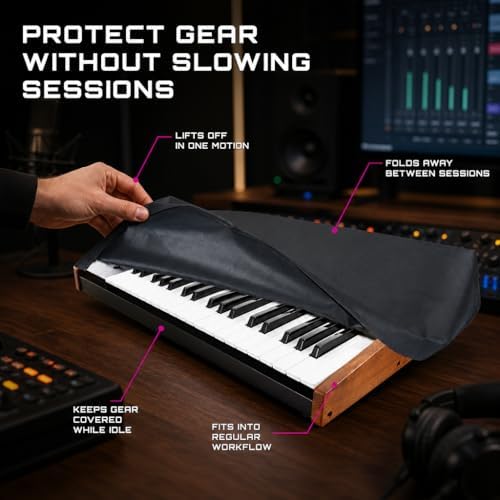 DigitalDeckCovers Dust Cover for MOOG SUB 37, Subsequent 37, Little Phatty - Image 3