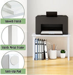 MARTY Printer Stand for Desk, Desktop Shelf Printer Riser for Home Office - Image 5