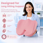 Seat Cushion, XL Large Memory Foam Cushion for /Office Chair/Car/Wheelchair - Image 4