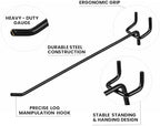 Pack of 50 Heavy Duty Pegboard Hooks – 6 Inches Metal Peg Board Shelving Hook – Black Pegboard Display Hooks for Garage Storage & Retail Store Fixtures - Image 4