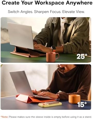 MOFT Laptop Carry Sleeve with Stand &Smart Storage for 14" Laptop for Work - Image 6