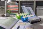 HAN 998-693, CROCO Flashcard Index Box. For learning vocabulary in an ingeniously simple way, A8, translucent grey - Image 7