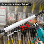 5 Pack Compatible for Dymo Rhino 18053 Black on White 3/8" x 4.9' Industrial Heat Shrink Tube Labels for Rhino 1000 3000 4200 5000 5200 6000 3M Label Maker - Image 4