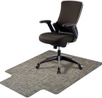 Office Chair Mat for Hardwood Floor, 36" x 48" Non-Slip Office Chair Mat for Rolling Chair, Heavy Duty Textilene Floor Protector for Hardwood Tile, Desk Computer Chair Mat for Home Office,Brown by Unknown