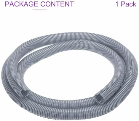 DMiotech 50ft Wire Loom Split Tubing 1 1/4 Inch(31.8mm) ID Gray - Image 5