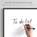 Large Magnetic Whiteboard, 30" x 20" Dry Erase White Board for Wall - Image 3