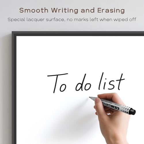 Large Magnetic Whiteboard, 30" x 20" Dry Erase White Board for Wall - Image 3